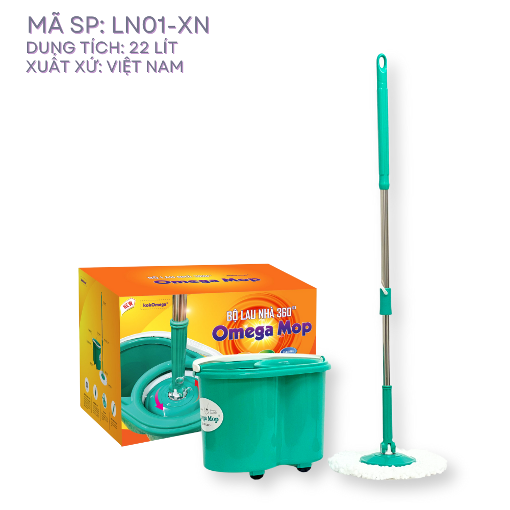 Bộ lau nhà 360 kokOmega - OMBO01